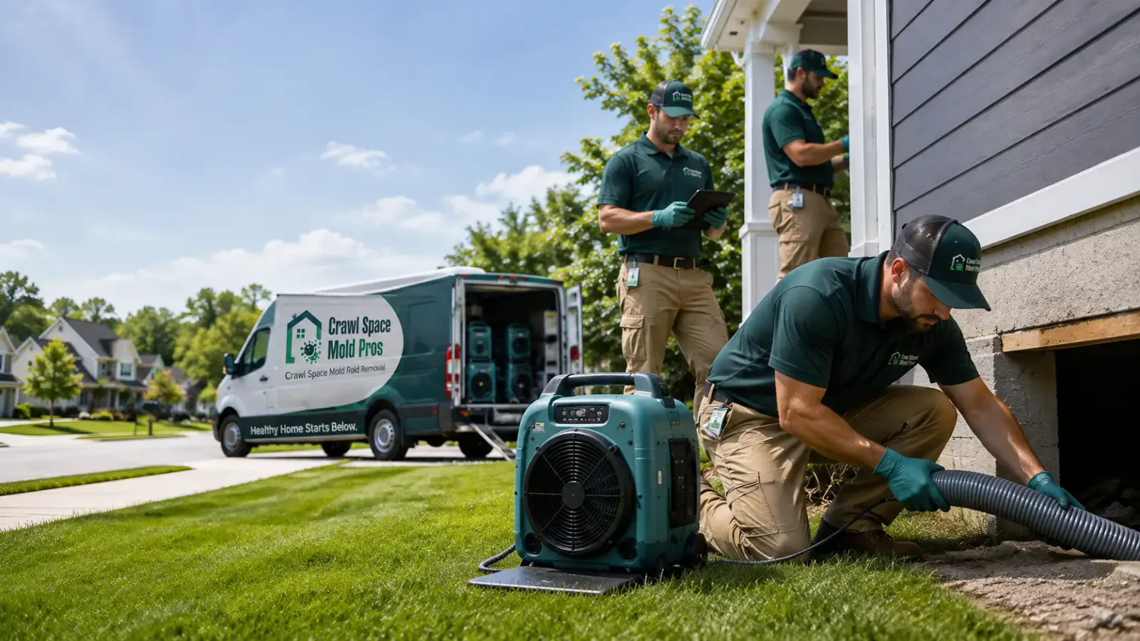 Crawl Space Mold Removal in Winsted, CT